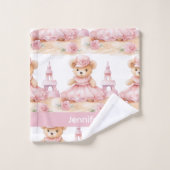 Meisjes badhanddoekenset voor baby en peuter | Eig Bad Handdoek (Wasdoekje)