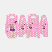 Meisjes Ballerina 9e verjaardagsfeestje bedankt ge Bedankdoosjes (Uitgevouwen)