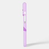 Meisjes ballerina blond paarse hoesje (Achterkant / Links)