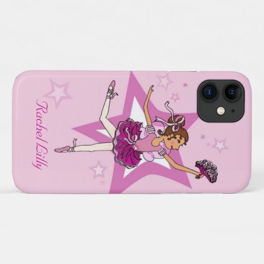 Meisjes ballerina donker haar genaamd Case-Mate iPhone case (Achterkant (horizontaal))
