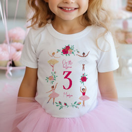 Meisjes Ballerina Verjaardag Bloem Ballerina Feest