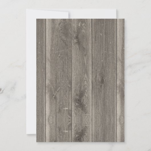 Meisjes Barnyard schoolbord verjaardag uitnodiging (Achterkant)