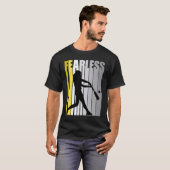 Meisjes Baseball Fierce Courage Strong Fierce Grap T-shirt (Voorkant volledig)