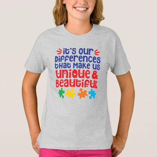 Meisjes' Basic T-Shirt (Voorkant)