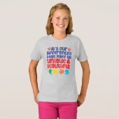 Meisjes' Basic T-Shirt (Voorkant volledig)