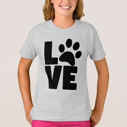 Meisjes' Basic T-Shirt (Voorkant)