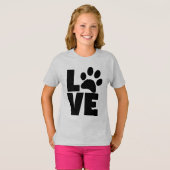 Meisjes' Basic T-Shirt (Voorkant volledig)