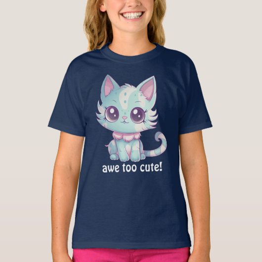 Meisjes' Basic T-Shirt (Voorkant)