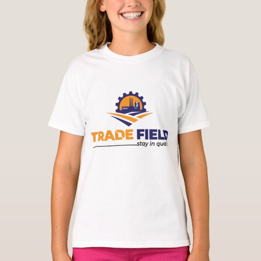 Meisjes' Basic T-Shirt (Voorkant)