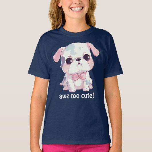 Meisjes' Basic T-Shirt (Voorkant)