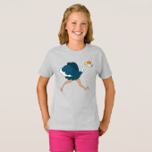 Meisjes' Basic T-Shirt (Voorkant volledig)