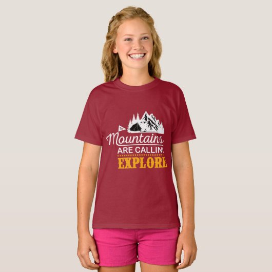 Meisjes' Basic T-Shirt (Voorkant volledig)