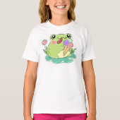 Meisjes' Basic T-Shirt (Voorkant)