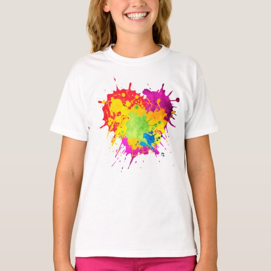 Meisjes' Basic T-Shirt (Voorkant)