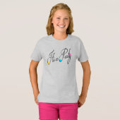 Meisjes' Basic T-Shirt (Voorkant volledig)