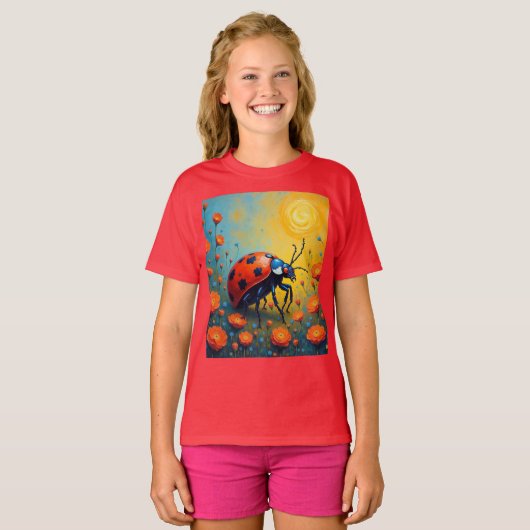 Meisjes Basic T-Shirt (Voorkant volledig)
