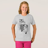 Meisjes' Basic T-Shirt (Voorkant volledig)