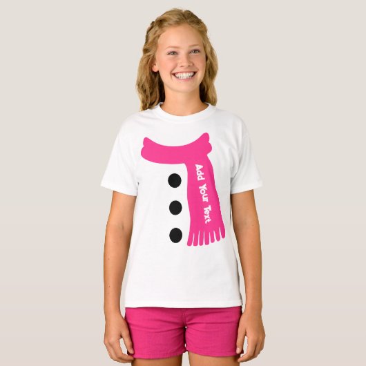 Meisjes' Basic T-Shirt (Voorkant volledig)