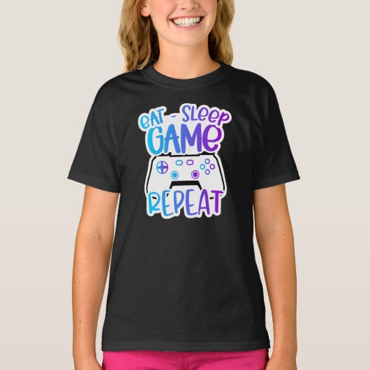 Meisjes' Basic T-Shirt (Voorkant)