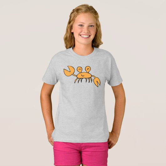 Meisjes' Basic T-Shirt (Voorkant volledig)