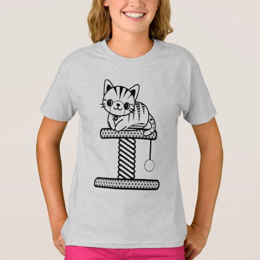 Meisjes' Basic T-Shirt (Voorkant)