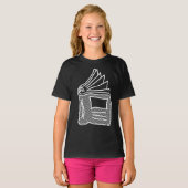 Meisjes' Basic T-Shirt (Voorkant volledig)