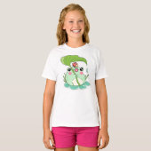 Meisjes' Basic T-Shirt (Voorkant volledig)