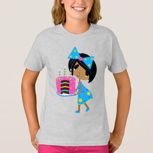 Meisjes' Basic T-Shirt (Voorkant)
