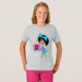 Meisjes' Basic T-Shirt (Voorkant volledig)