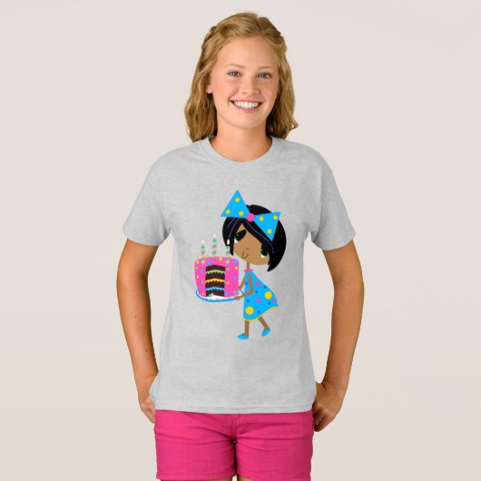 Meisjes' Basic T-Shirt (Voorkant volledig)