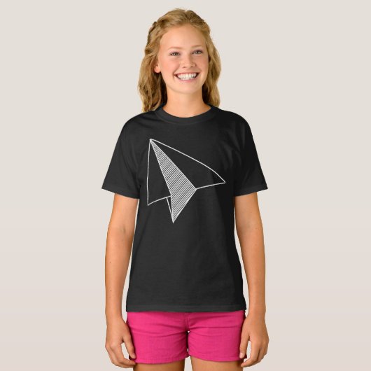 Meisjes' Basic T-Shirt (Voorkant volledig)