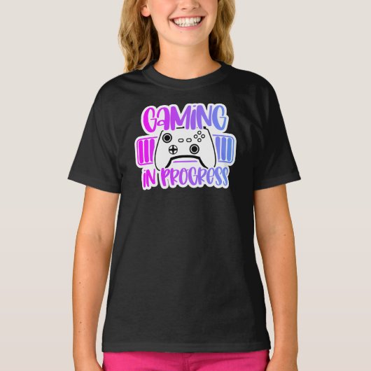 Meisjes' Basic T-Shirt (Voorkant)