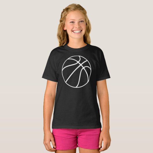 Meisjes' Basic T-Shirt (Voorkant volledig)