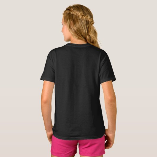 Meisjes' Basic T-Shirt (Achterkant volledig)