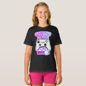 Meisjes' Basic T-Shirt (Voorkant volledig)