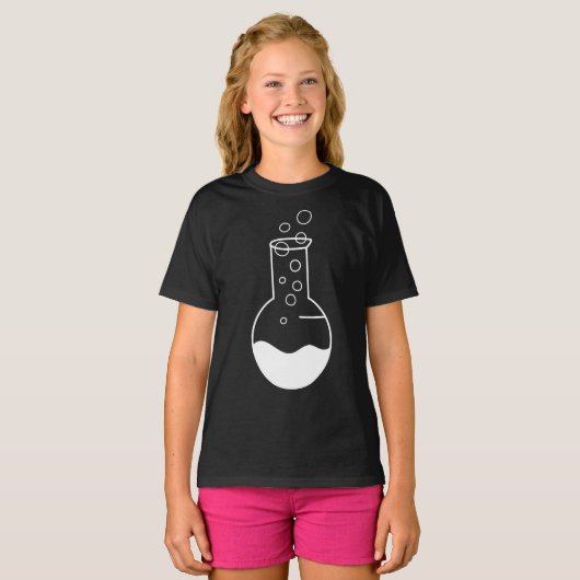 Meisjes' Basic T-Shirt (Voorkant volledig)