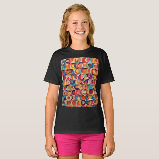 Meisjes Basic T-Shirt (Voorkant volledig)