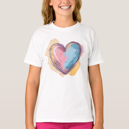 Meisjes' Basic T-Shirt (Voorkant)