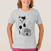 Meisjes' Basic T-Shirt (Voorkant)