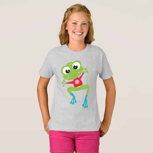 Meisjes' Basic T-Shirt (Voorkant volledig)