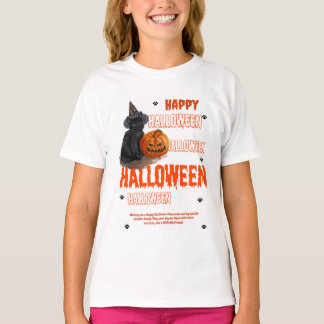 Meisjes Basic T-shirt Halloween PRINT