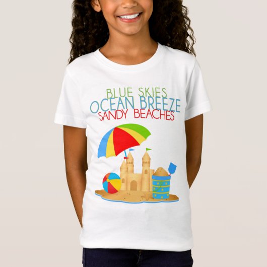 Meisjes' BasicT-Shirt T-shirt (Voorkant)