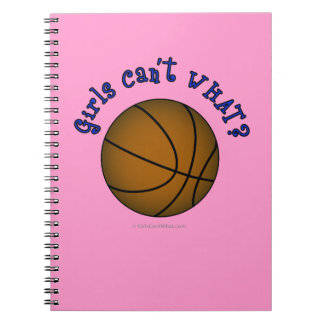 Meisjes Basketbal - Brown/Blue Notitieboek