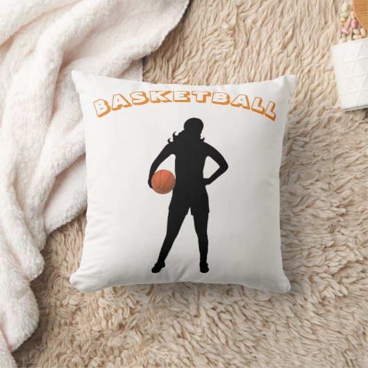 Meisjes Basketbal Custom Sierkussen (Deken)