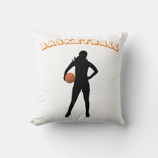 Meisjes Basketbal Custom Sierkussen (Voorkant)