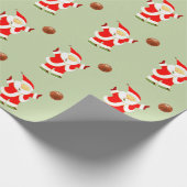 Meisjes Basketbal Kerstcadeau Cadeaupapier (Hoek)