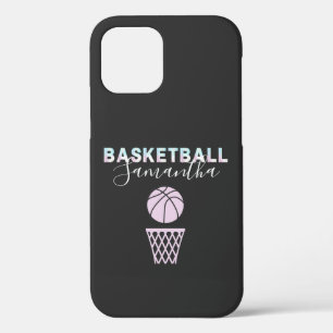 Meisjes Basketbal Naam Schattige Basket Gepersonal Case-Mate iPhone Case