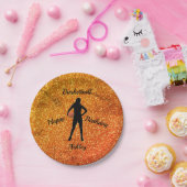 Meisjes Basketbal Verjaardag Sparkle Paper Borden Papieren Bordje (Feest)