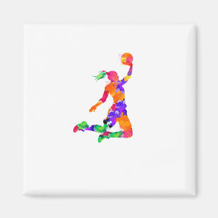 Meisjes basketbal voor basketbal fan en basketbal magneet