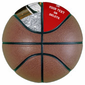 Meisjes Basketball Ball met je FOTO, tekst, kleur Basketbal (Rechts)